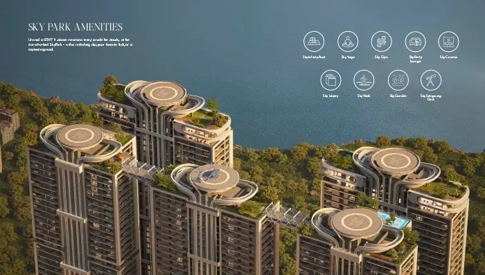 One by MSN Apartment skypark amenities by MSN Realty located at Neopolis, Kokapet, Hyderabad Telangana